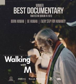 Film Maker Akash Sagar Chopra’s Documentary WALKING WITH M  Wins Four Awards Across The Film Festival Circuit In Europe